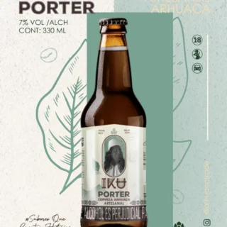 Cerveza Artesanal Arhuaca IKU – Porter 330ml
